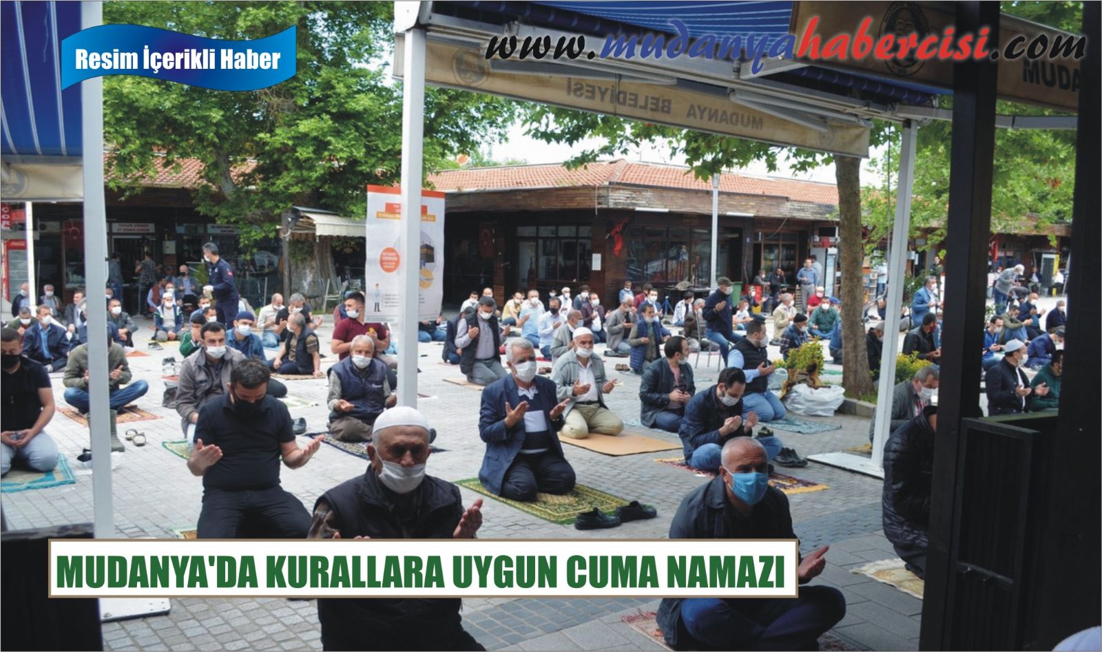 MUDANYA'DA KURALLARA UYGUN CUMA NAMAZI
